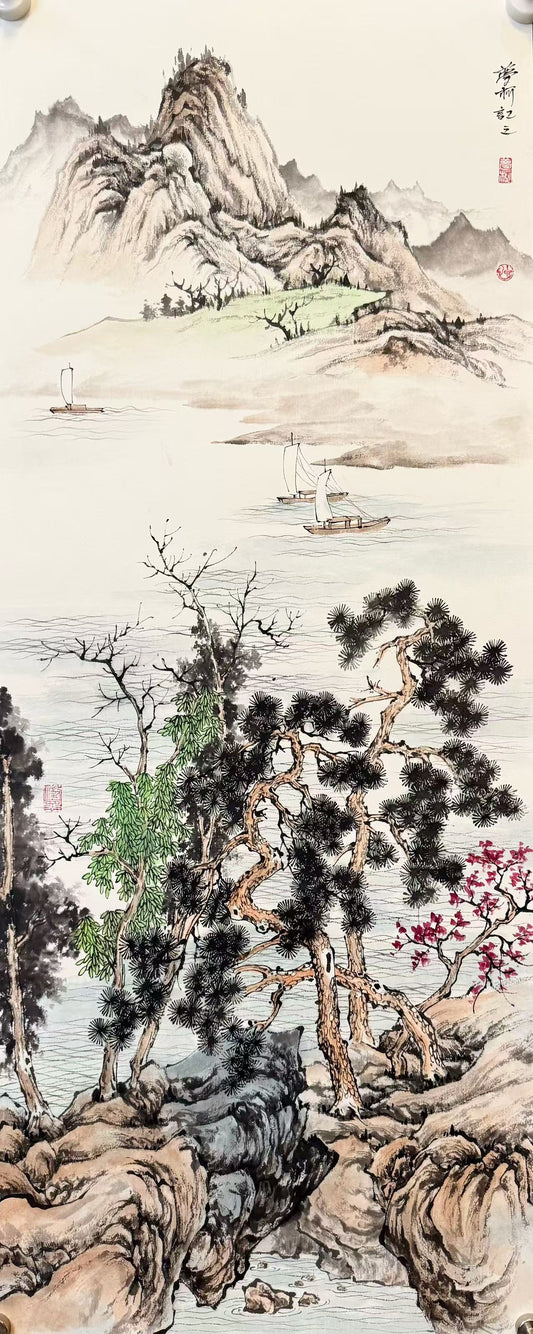 Lukisan hiasan landskap Cina