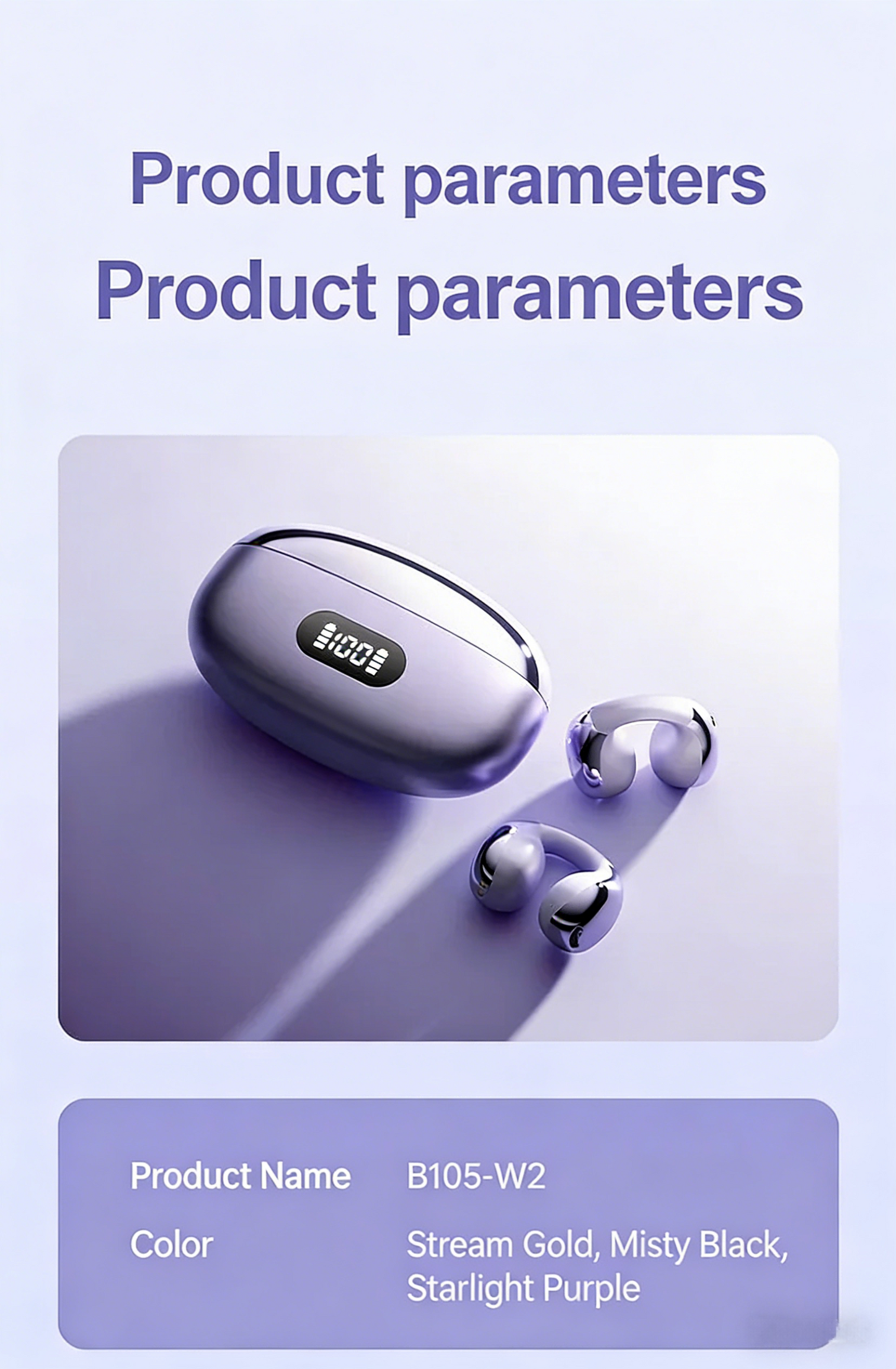 New open-type non-in-ear Bluetooth earphones