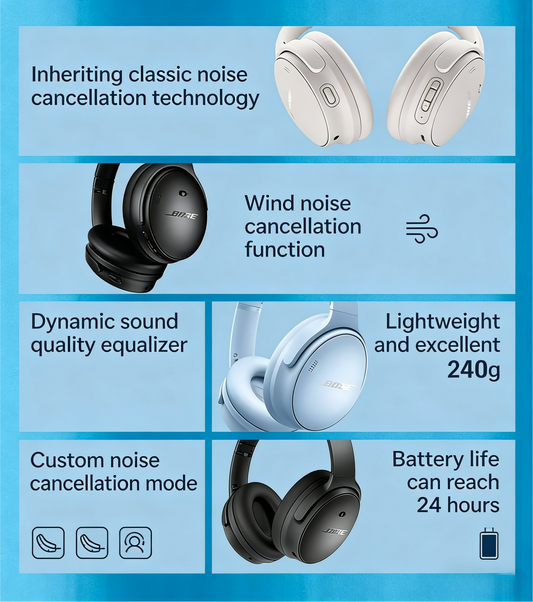 Bose QC Ultra noise-cancelling headphones, wireless Bluetooth headse