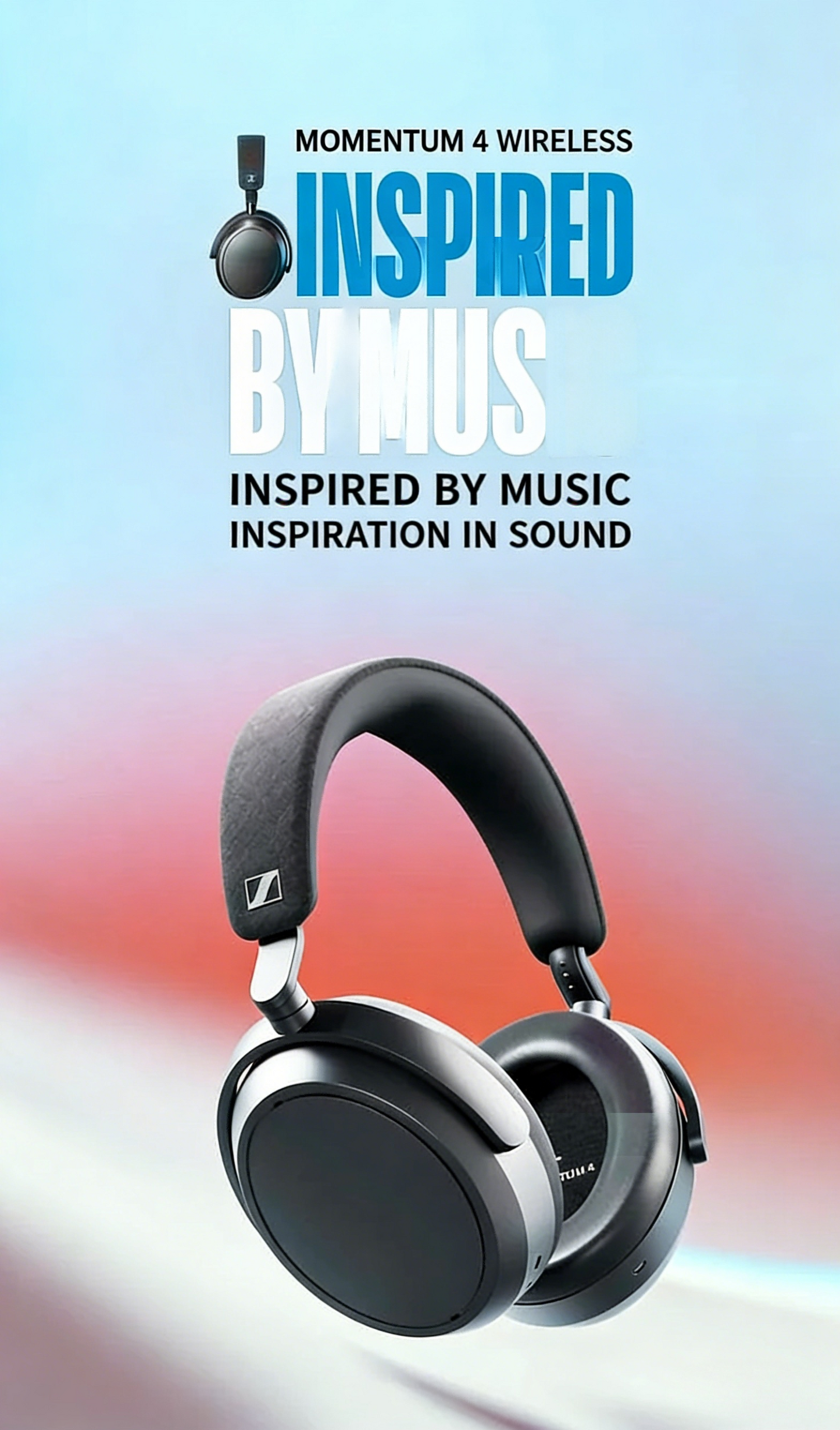 TOUR ONE M3 Wireless Bluetooth Noise-Cancelling Smart Headphones