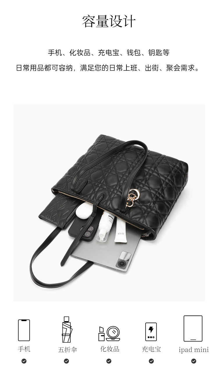 Large capacity tote bag shoulder bag